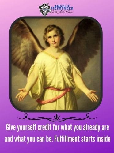Give yourself credit for what you already are and what you can be. Fulfillment starts inside
