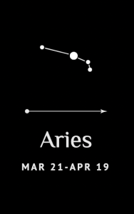 Aries (March 21 - April 19)